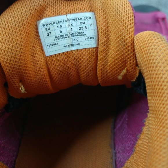 Keen Terradora II Girls Size 5 Shoes Pink Hking Sneakers Low Top Sport - Picture 3 of 9